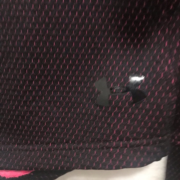 Under Armour Workout Jacket Hooded Zip Up Pink Med - Picture 6 of 9